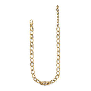 Brighton Meridian Aurora Link Short Necklace Gold - Brighton