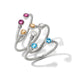 Brighton Meridian Aurora Petite Hinge Bangle Amethyst - Brighton