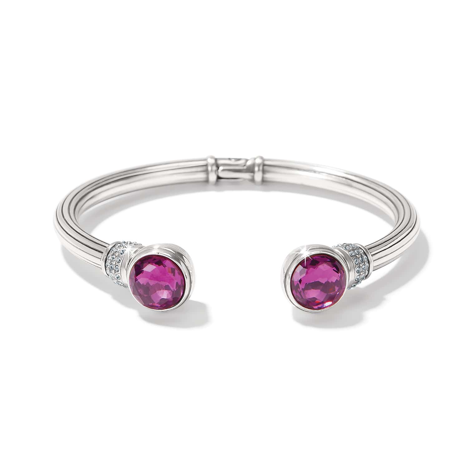 Brighton Meridian Aurora Petite Hinge Bangle Amethyst - Brighton