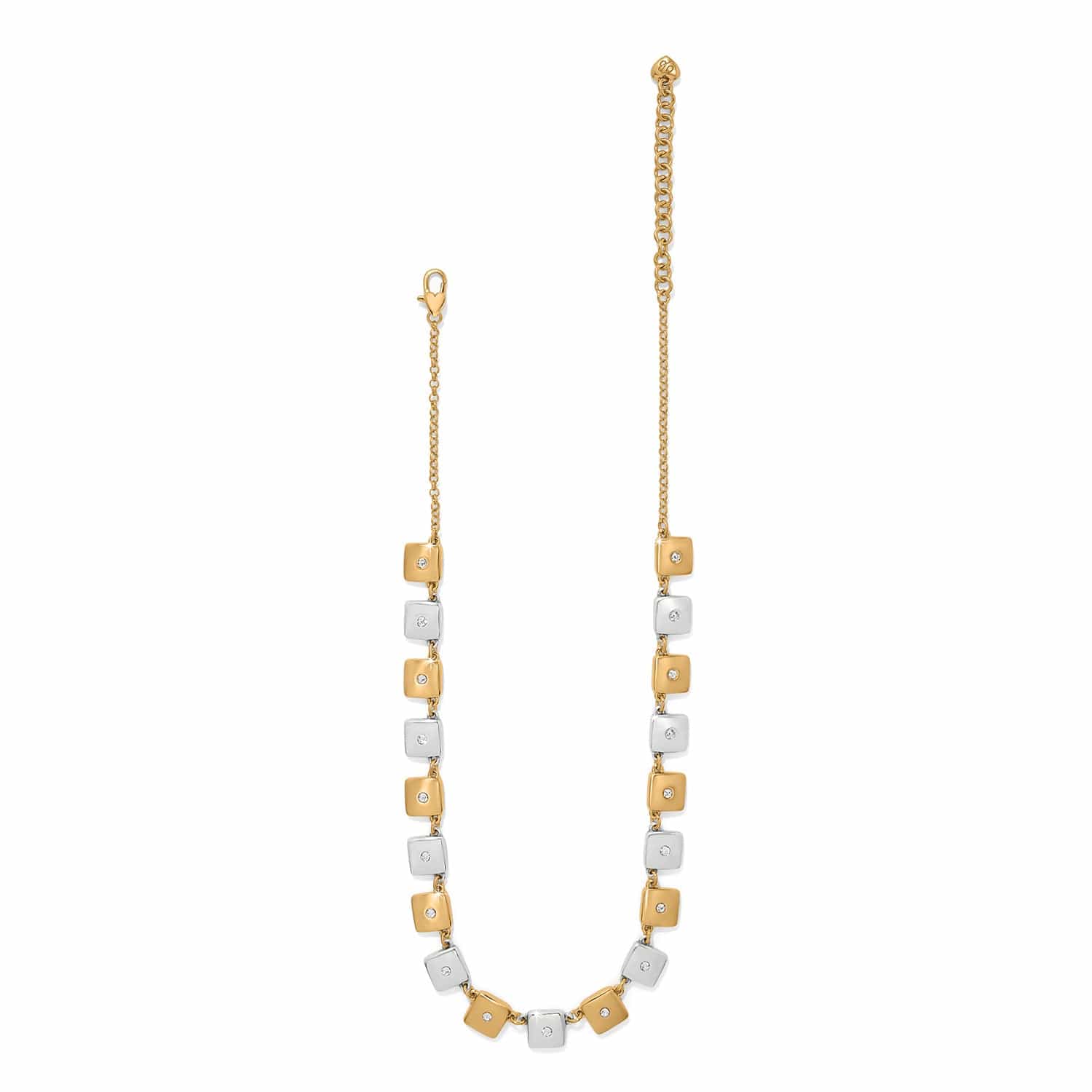 Brighton Meridian Etage Two Tone Necklace Silver/Gold - Brighton
