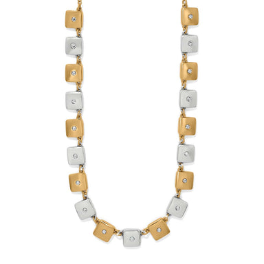 Brighton Meridian Etage Two Tone Necklace Silver/Gold - Brighton