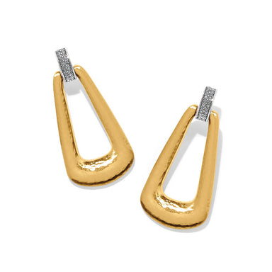 Brighton Meridian Geo Breeze Post Earrings Gold - Brighton