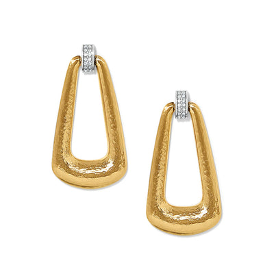 Brighton Meridian Geo Breeze Post Earrings Gold - Brighton