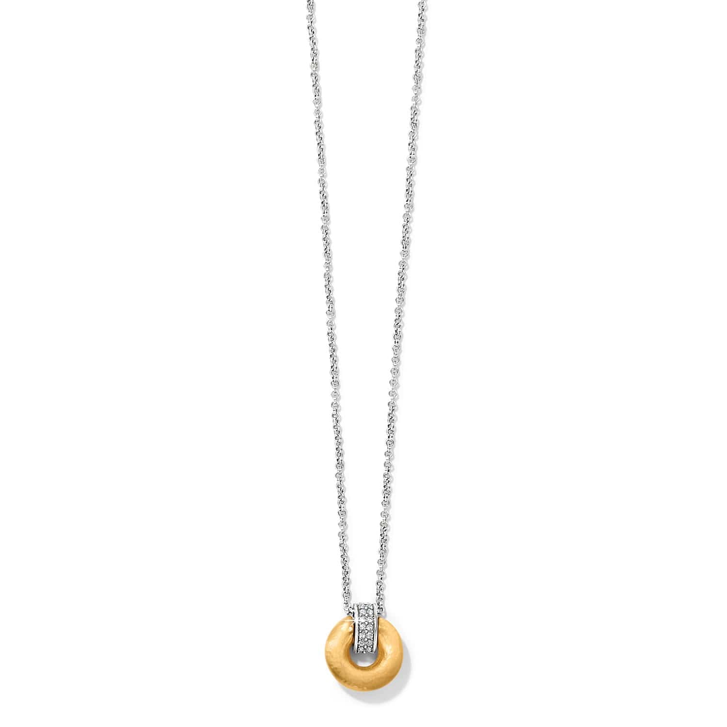 Brighton Meridian Geo Mini Pendant Necklace Gold - Brighton