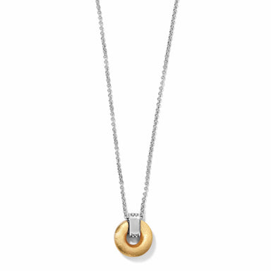 Brighton Meridian Geo Mini Pendant Necklace Gold - Brighton