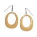 Brighton Meridian Geo Open Hoop French Wire Earrings Gold - Brighton
