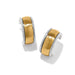 Brighton Meridian Geo Small Hoop Earrings Gold - Brighton