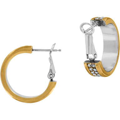 Brighton Meridian Hoop Earrings Silver/Gold - Brighton