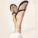 Brighton Meridian Love Notes Anklet Silver - Brighton