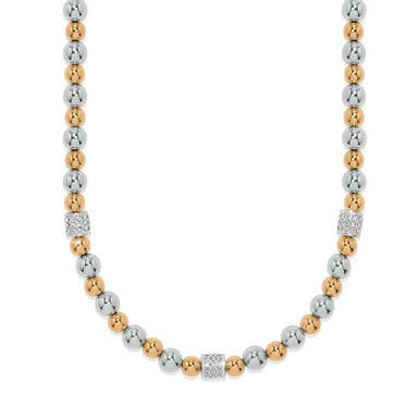 Brighton Meridian Petite Station Necklace Silver/Gold - Brighton