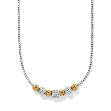 Brighton Meridian Petite Station Two Tone Necklace - Brighton