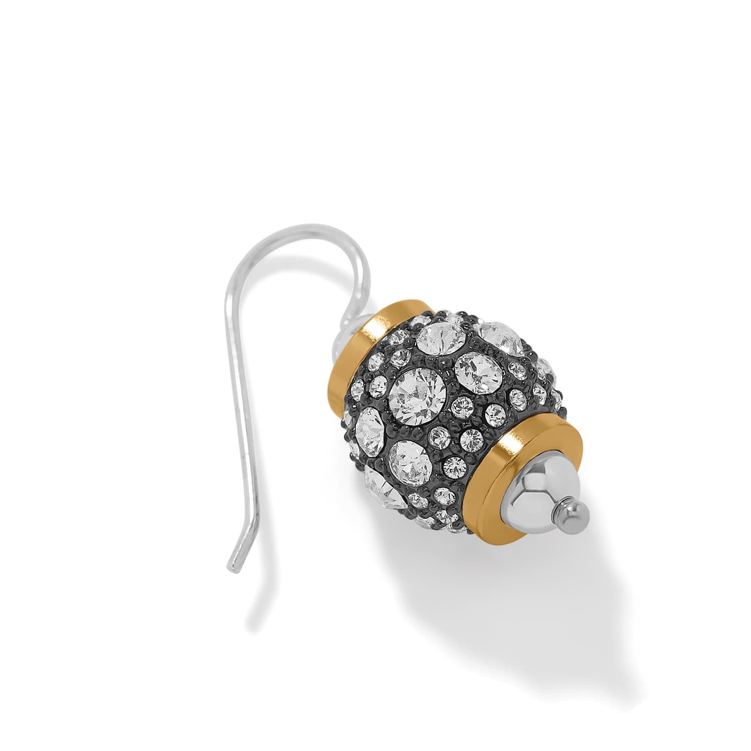 Brighton Meridian Solis Hematite French Wire Earrings Silver/Gold - Brighton