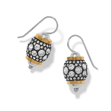 Brighton Meridian Solis Hematite French Wire Earrings Silver/Gold - Brighton