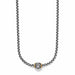 Brighton Meridian Solis Hematite Necklace Silver/Gold - Brighton