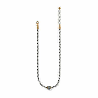Brighton Meridian Solis Hematite Necklace Silver/Gold - Brighton