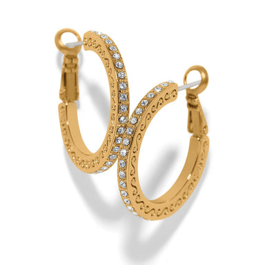 Brighton Meridian Thin Small Hoop Earrings Gold - Brighton