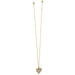 Brighton Trust Your Journey Golden Heart Necklace - Brighton