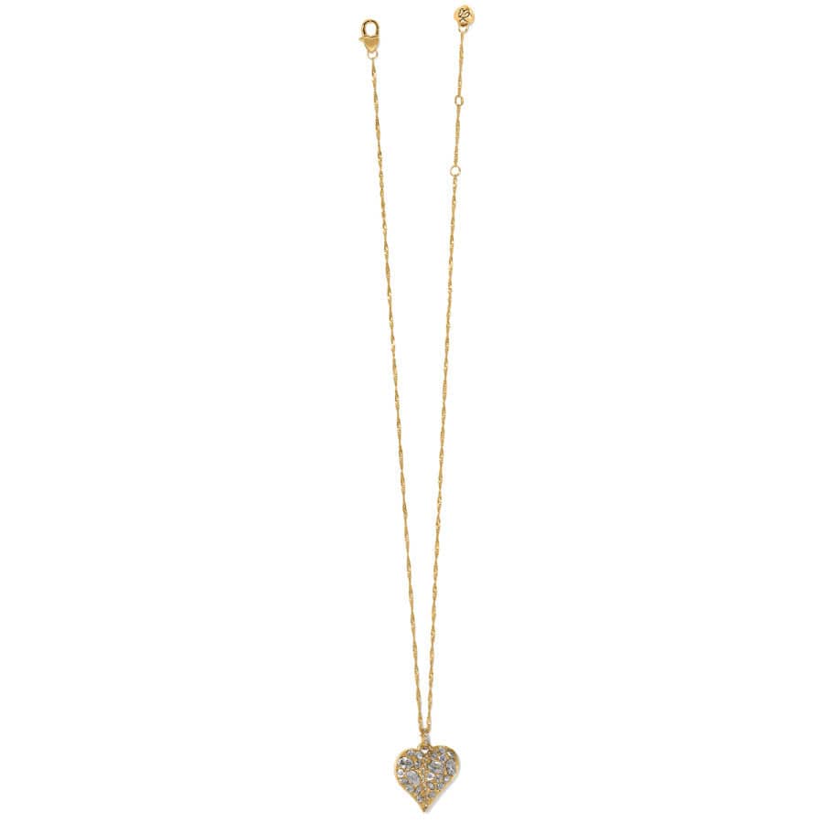 Brighton Trust Your Journey Golden Heart Necklace - Brighton