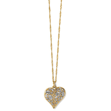 Brighton Trust Your Journey Golden Heart Necklace - Brighton