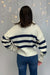 By Together Irena Cardigan - Cream & Navy - By Together