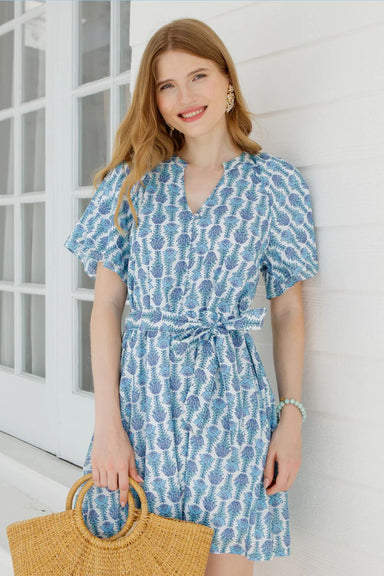 Cabana Life Woven Short Sleeve Dress in Flora - Cabana Life
