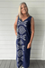 Cabana Life Woven Split Maxi in Navy - Cabana Life