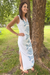Cabana Life Woven Split Maxi in White - Cabana Life