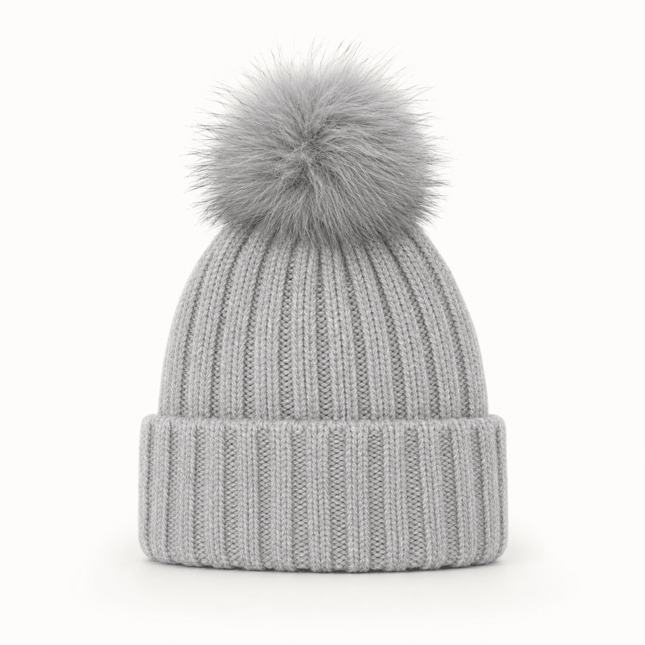 Cable Ribbed Knit Beanie - Very Moda