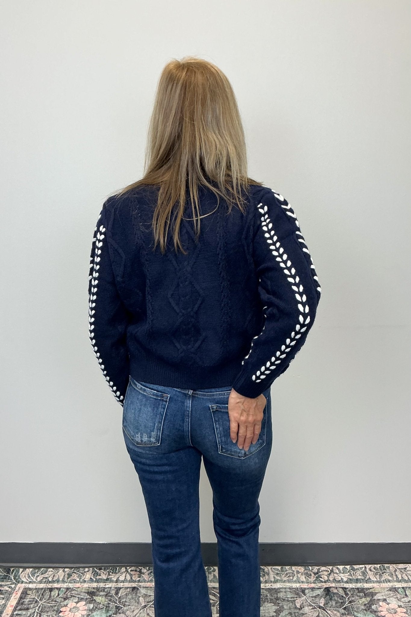 Camellia Tori Ribbon Cardigan - Camellia