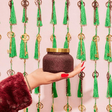 Capri Blue Glam Petite Jar Candle - Tinsel & Spice - Capri Blue