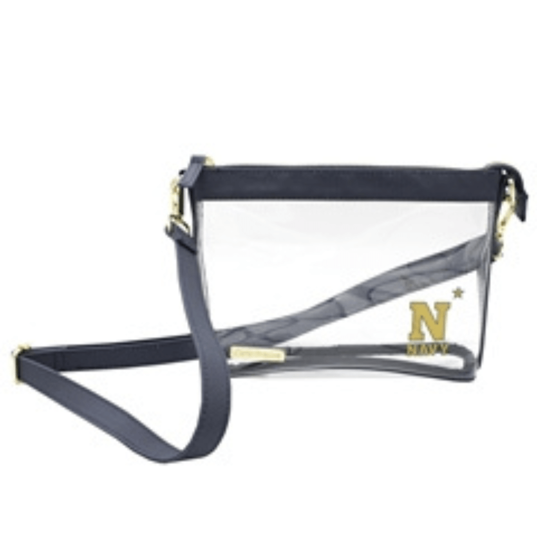 Capri Designs Small Clear Crossbody - USNA - Capri Designs