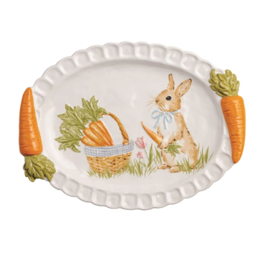 Carrot Handle Platter - Mud Pie
