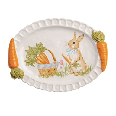 Carrot Handle Platter - Mud Pie