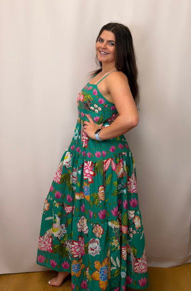 Cedar Maxi Dress - Green - Scandal Italy