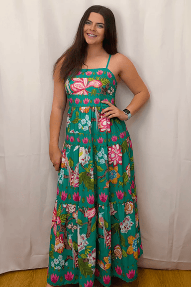 Cedar Maxi Dress - Green - Scandal Italy