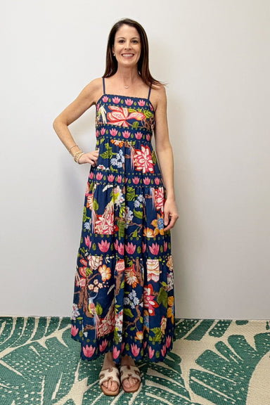 Cedar Maxi Dress - Navy - Scandal Italy