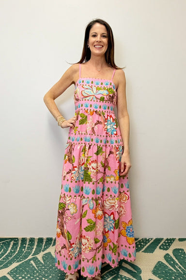 Cedar Maxi Dress - Pink - Scandal Italy