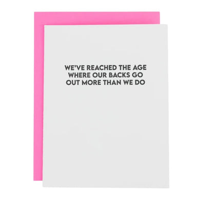 Chez Gagne Birthday Letterpress Card - Chez Gagne
