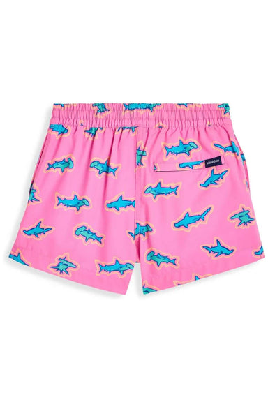 Chubbies Lil Pink Apex Swimmers Toddler Swim Trunk - Chubbies