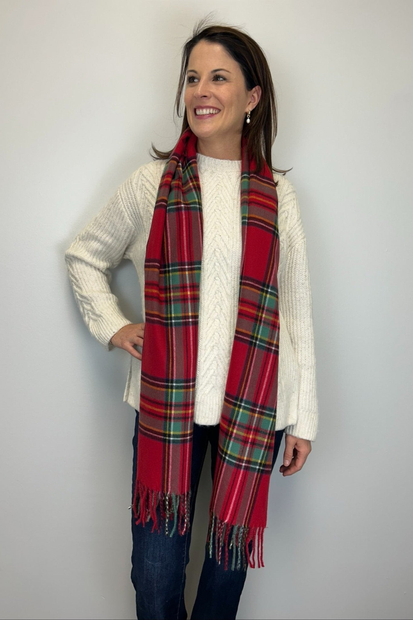 Classic Scotch Plaid Scarf - Very Moda