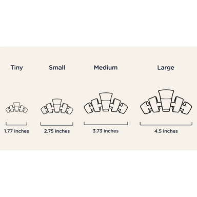 Claw Hair Clip - Tortoise - Teleties