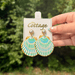 Courtney's Artful Shell Earrings - Consignment - Courtney Caughy
