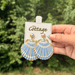 Courtney's Artful Shell Earrings - Consignment - Courtney Caughy