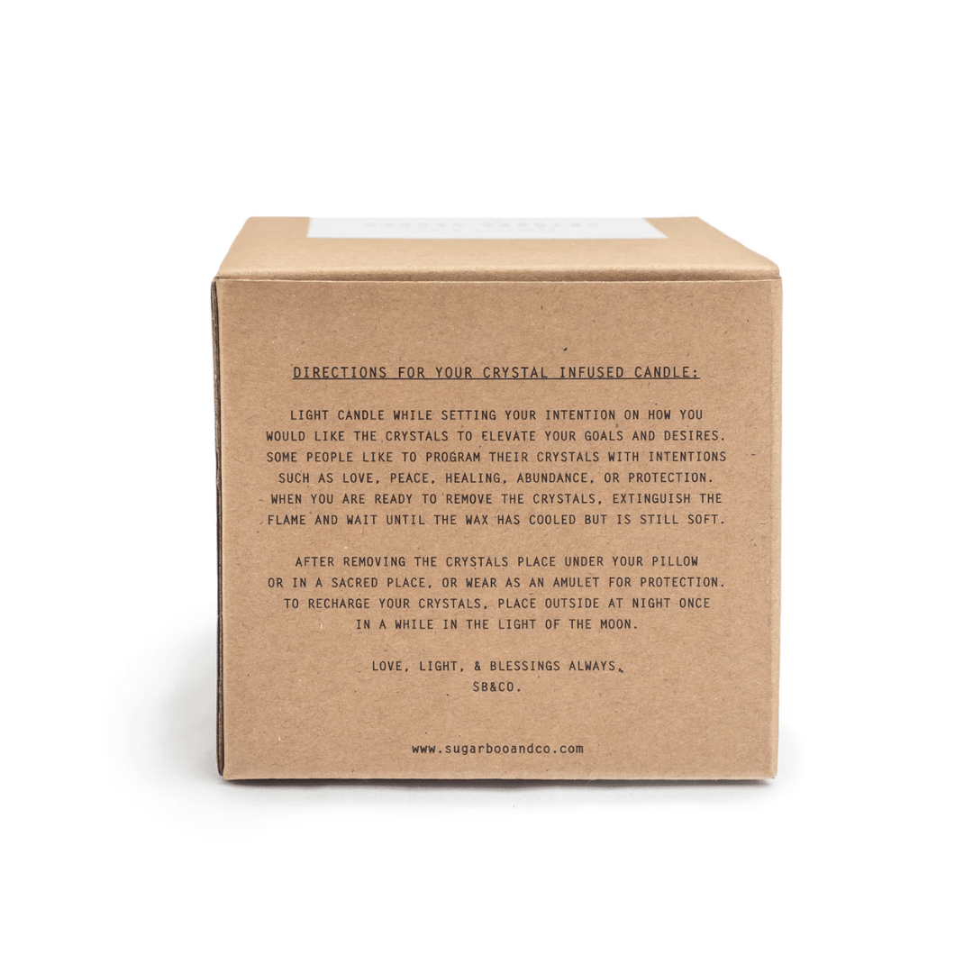 Crystal Candle - Fluorite - Sugarboo