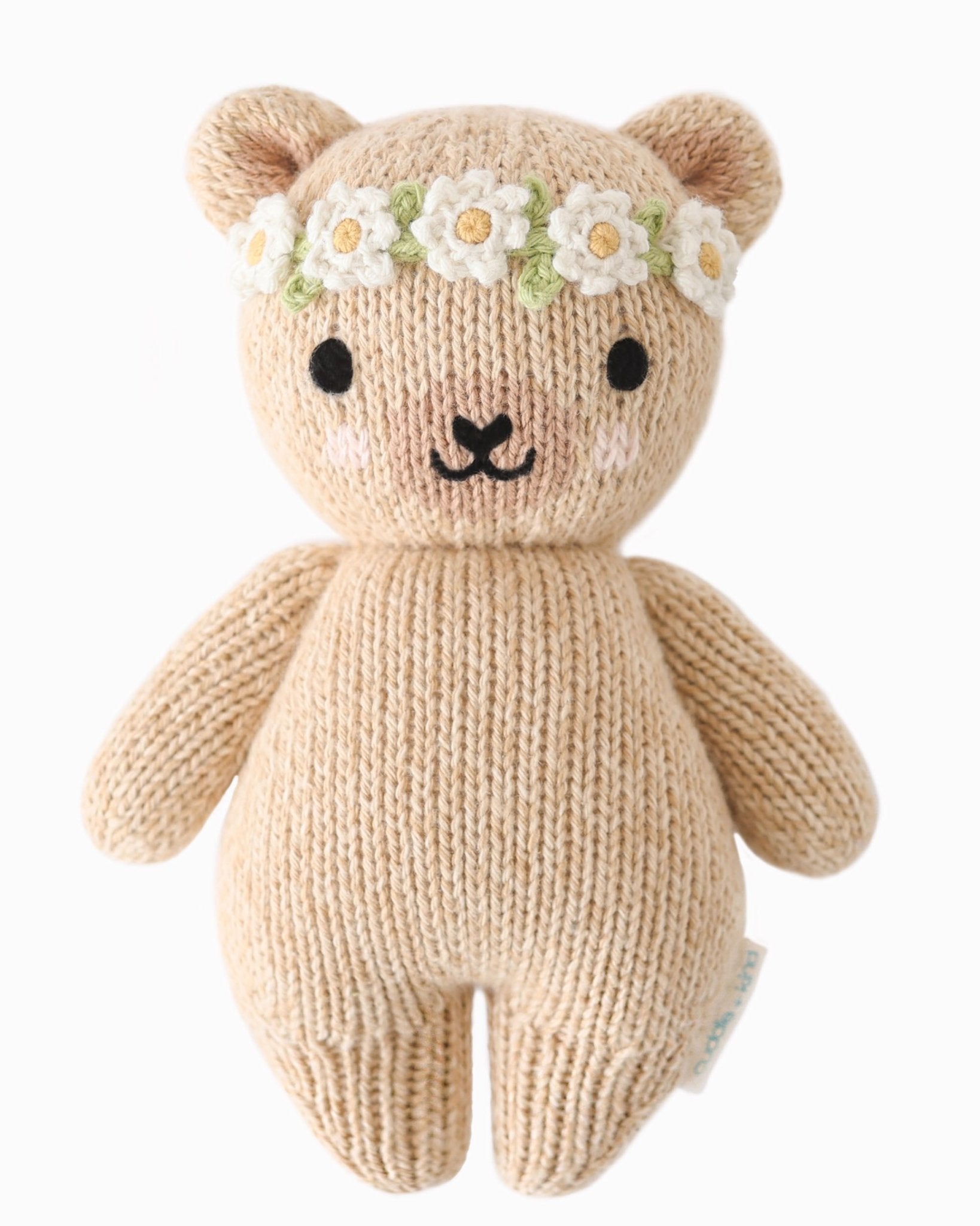 Cuddle + Kind Baby Honey Bear Ivory Floral - Cuddle + Kind