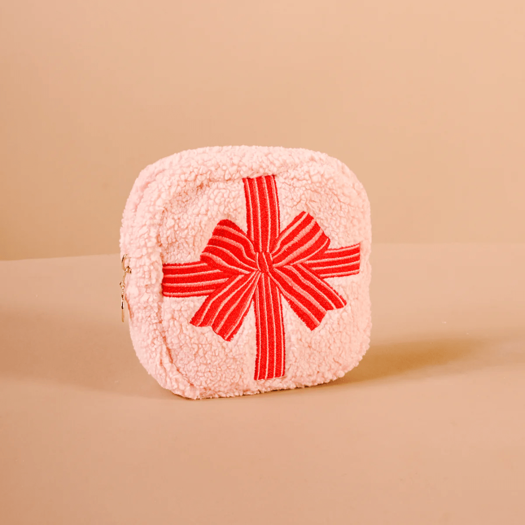 Darling Effect Red Bow - Square Teddy Pouch - Darling Effect, The