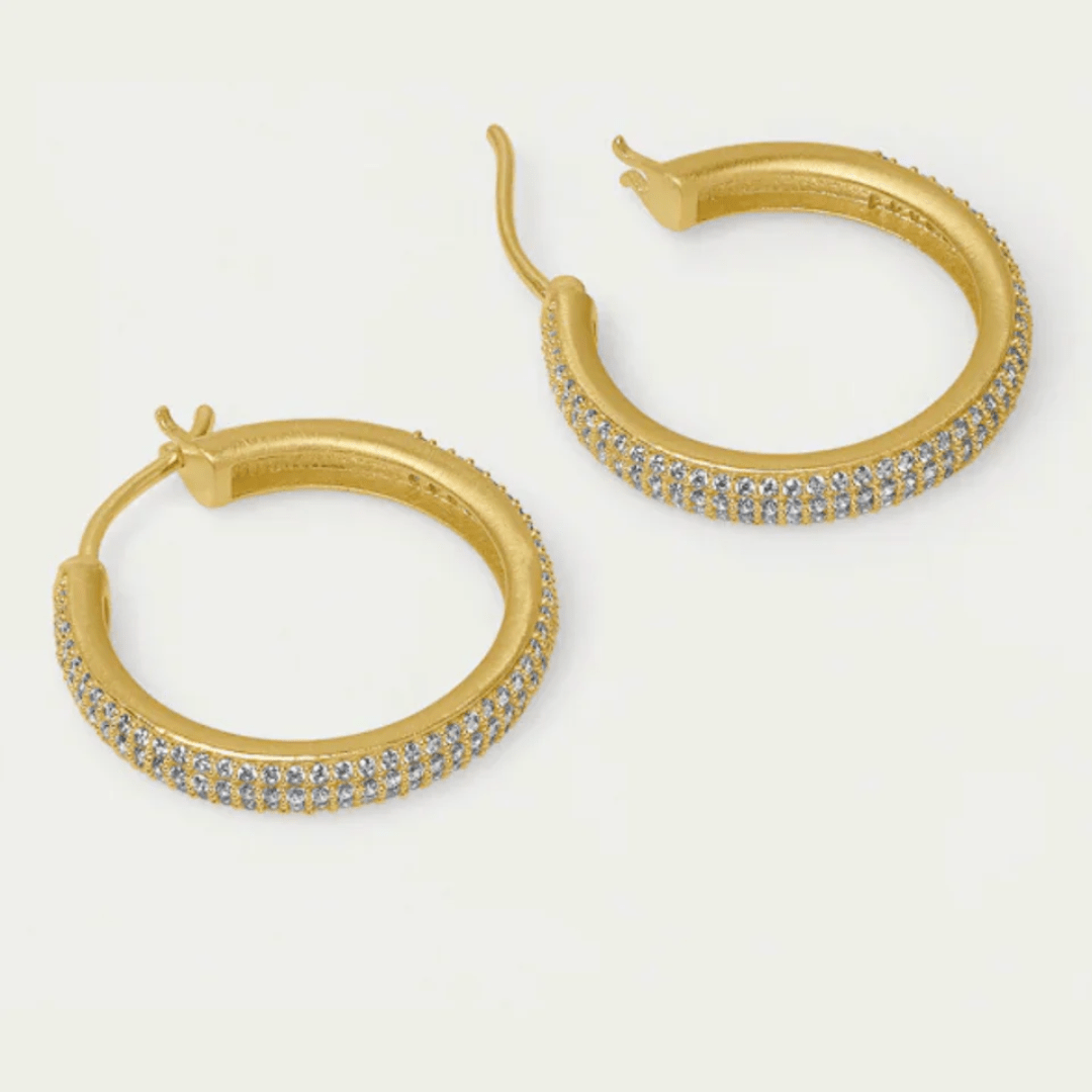 Dean Davidson Giselle Pave Hoops - Gold - Dean Davidson