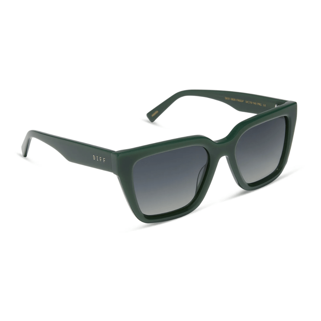 Diff Eyewear Amara Sunglasses- Fairway Green - Diff Eyewear