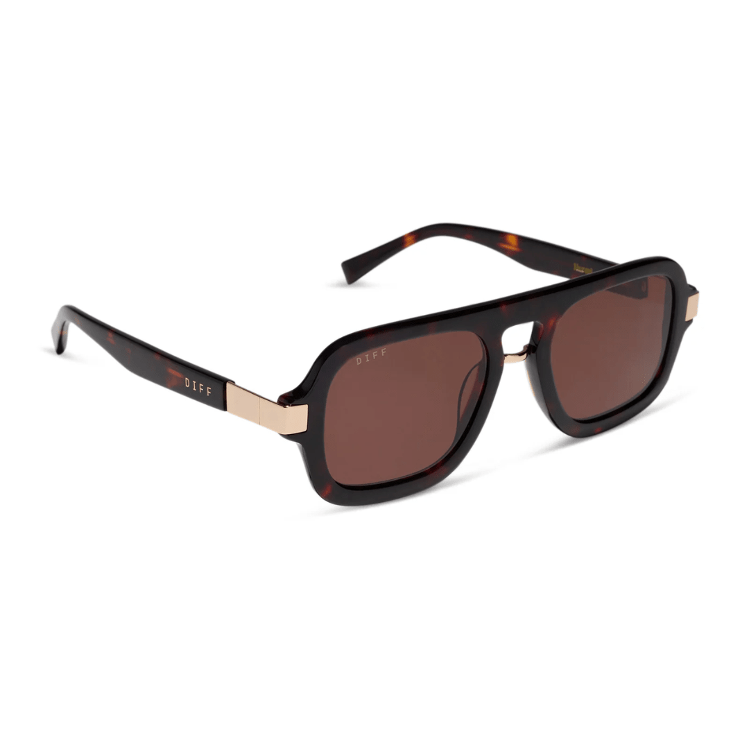 Diff Eyewear Naomi Sunglasses- Cedar Tortoise - Diff Eyewear