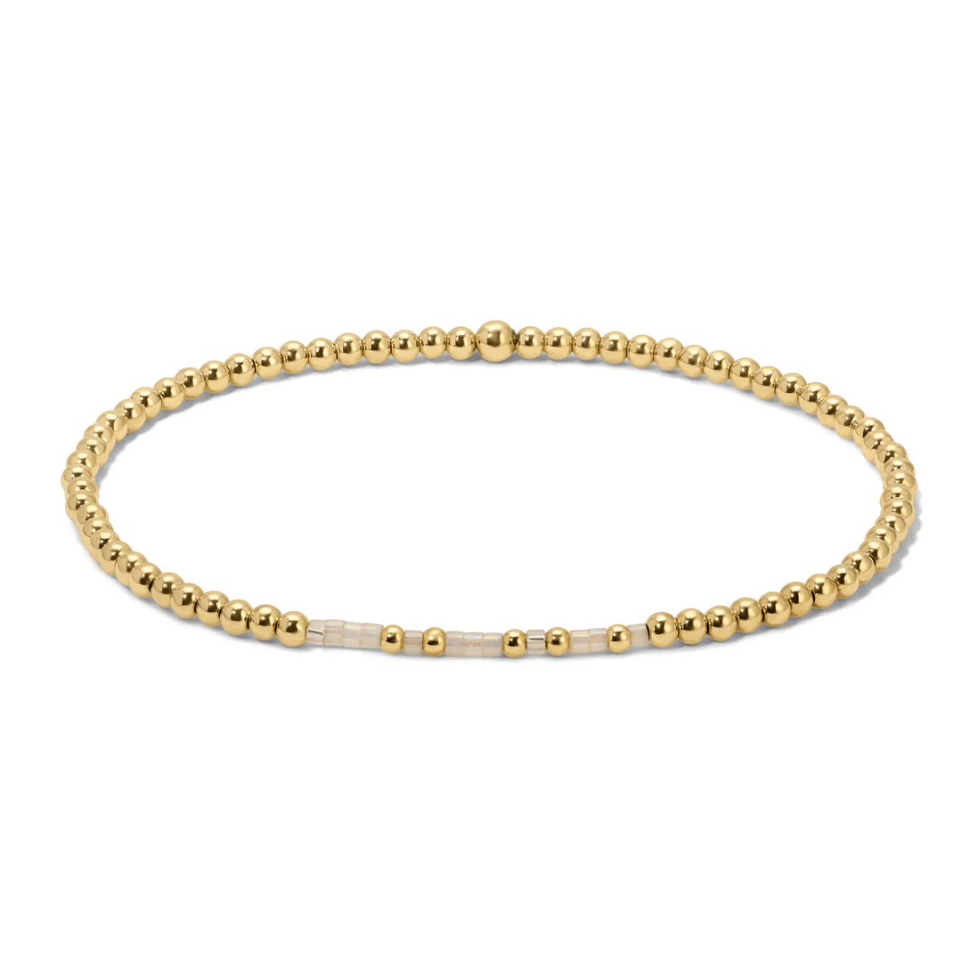 Dot & Dash Morse Code Beaded Bracelet - Bestie - Dot & Dash Designs